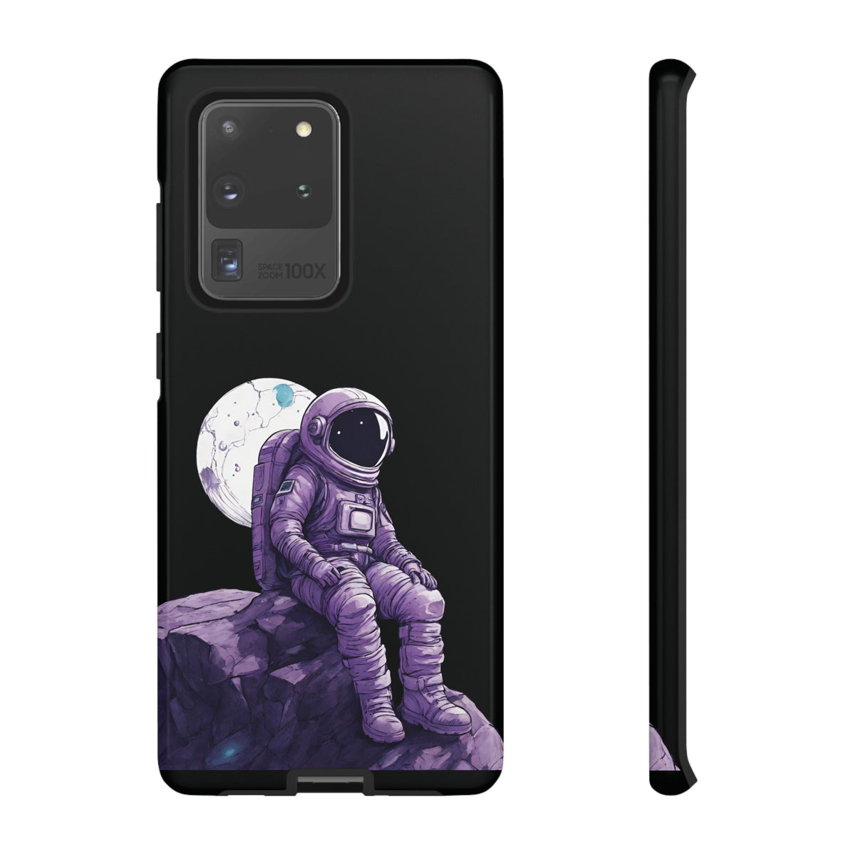 Art Samsung Galaxy Mobile Cases Still Waiting Astronaut