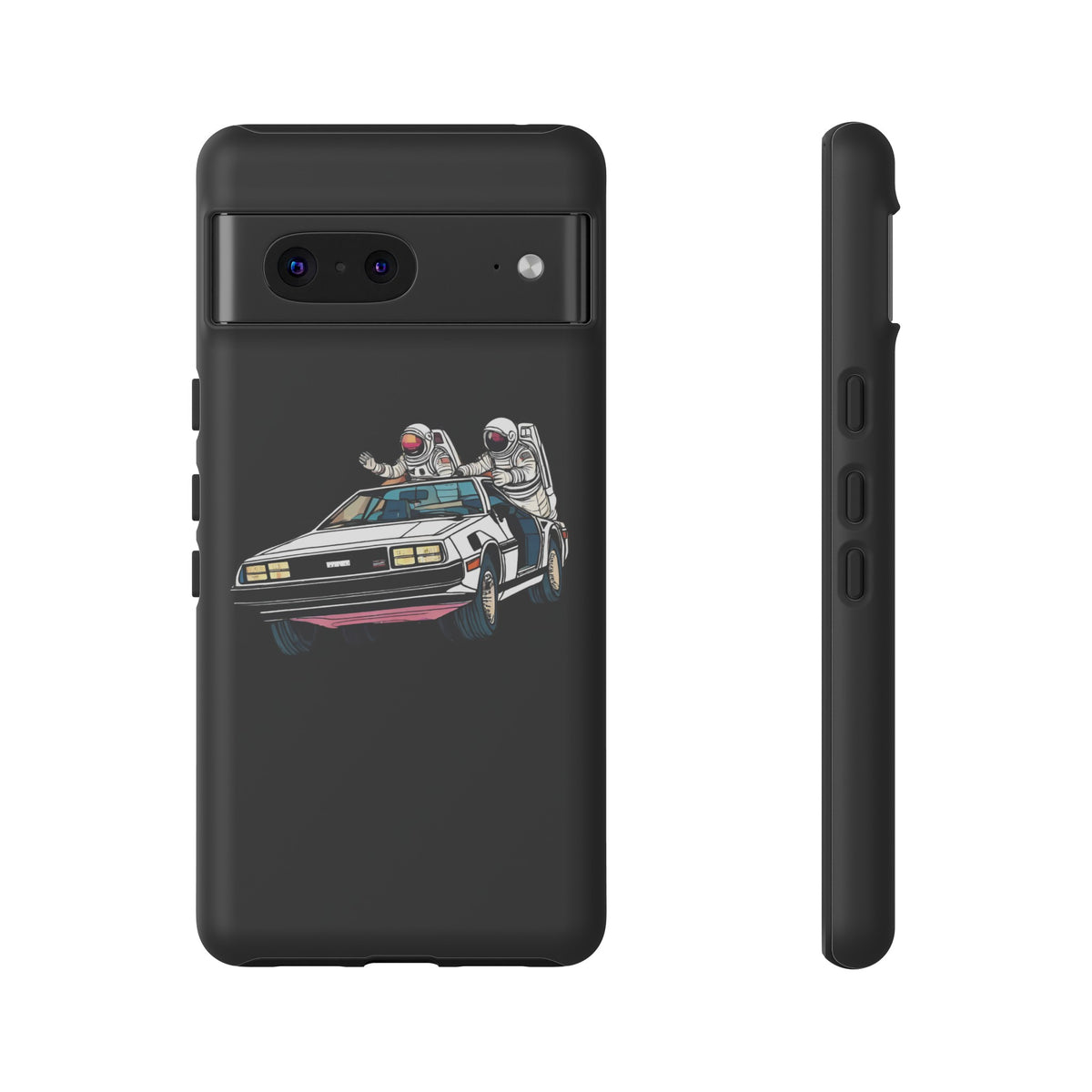 Delorean party astronaut Google Pixel mobile cases