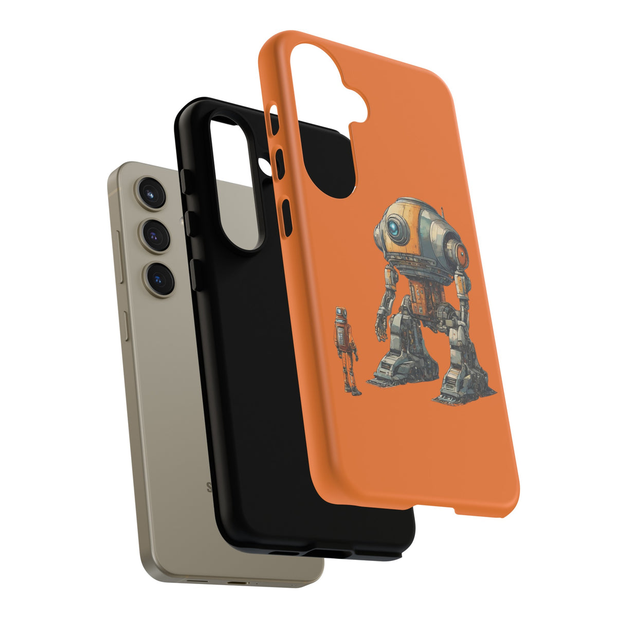 Robot Space Art Galaxy Mobile Cases | Look at Me Robot