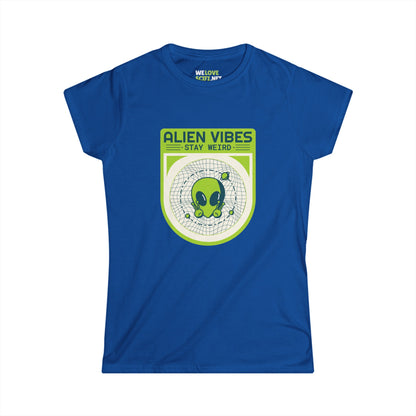 Alien Vibes UFO Woman's Tee-welovescifi.net