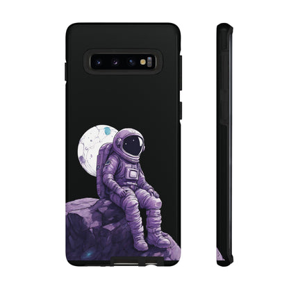 Art Samsung Galaxy Mobile Cases Still Waiting Astronaut