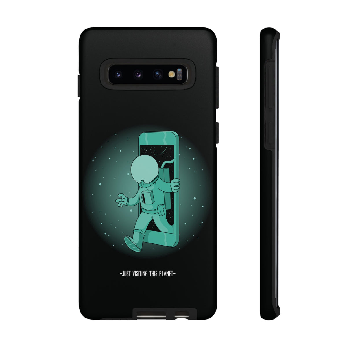 Funny Astronaut Mobile Cases - Just Visiting This Planet