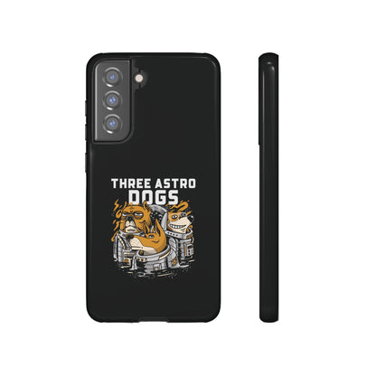 Three Astro Dogs Funny Sci-Fi Tough Samsung Galaxy Mobile Cases-welovescifi.net