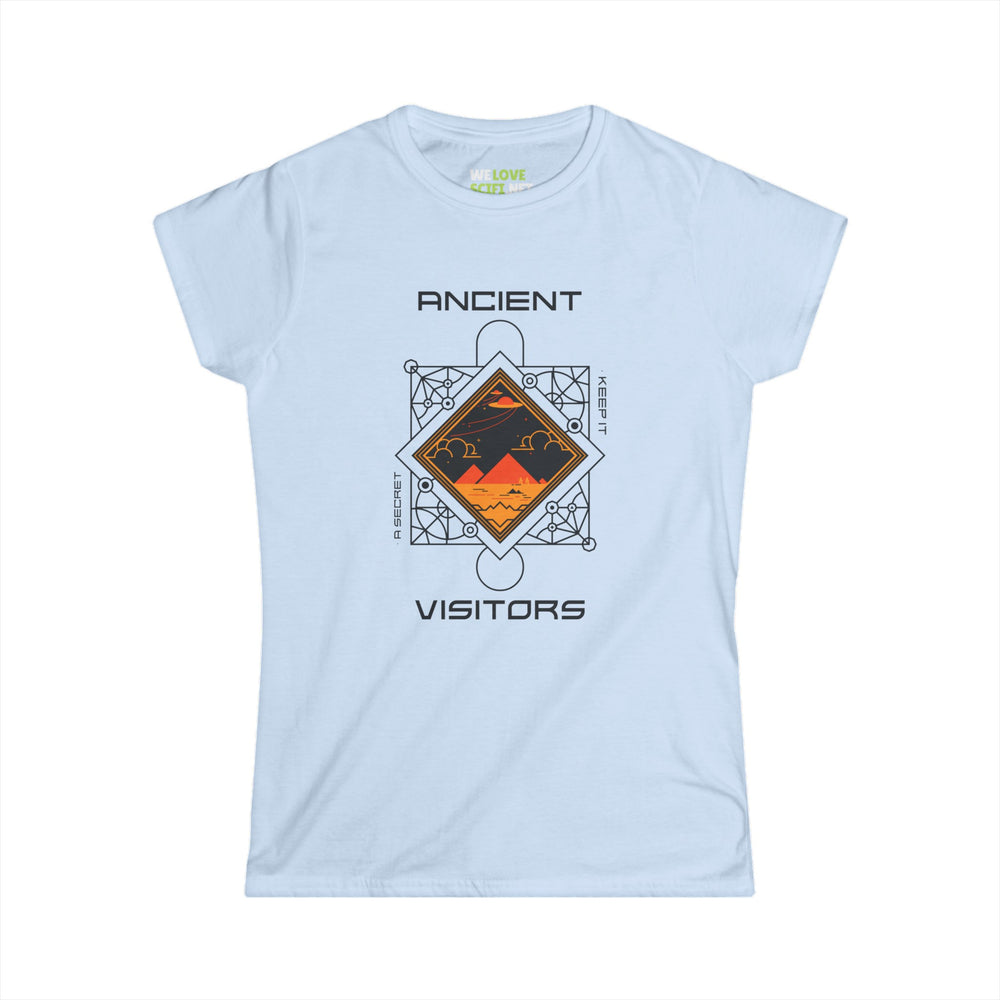 Ancient Visitors UFO Woman's Tee-welovescifi.net