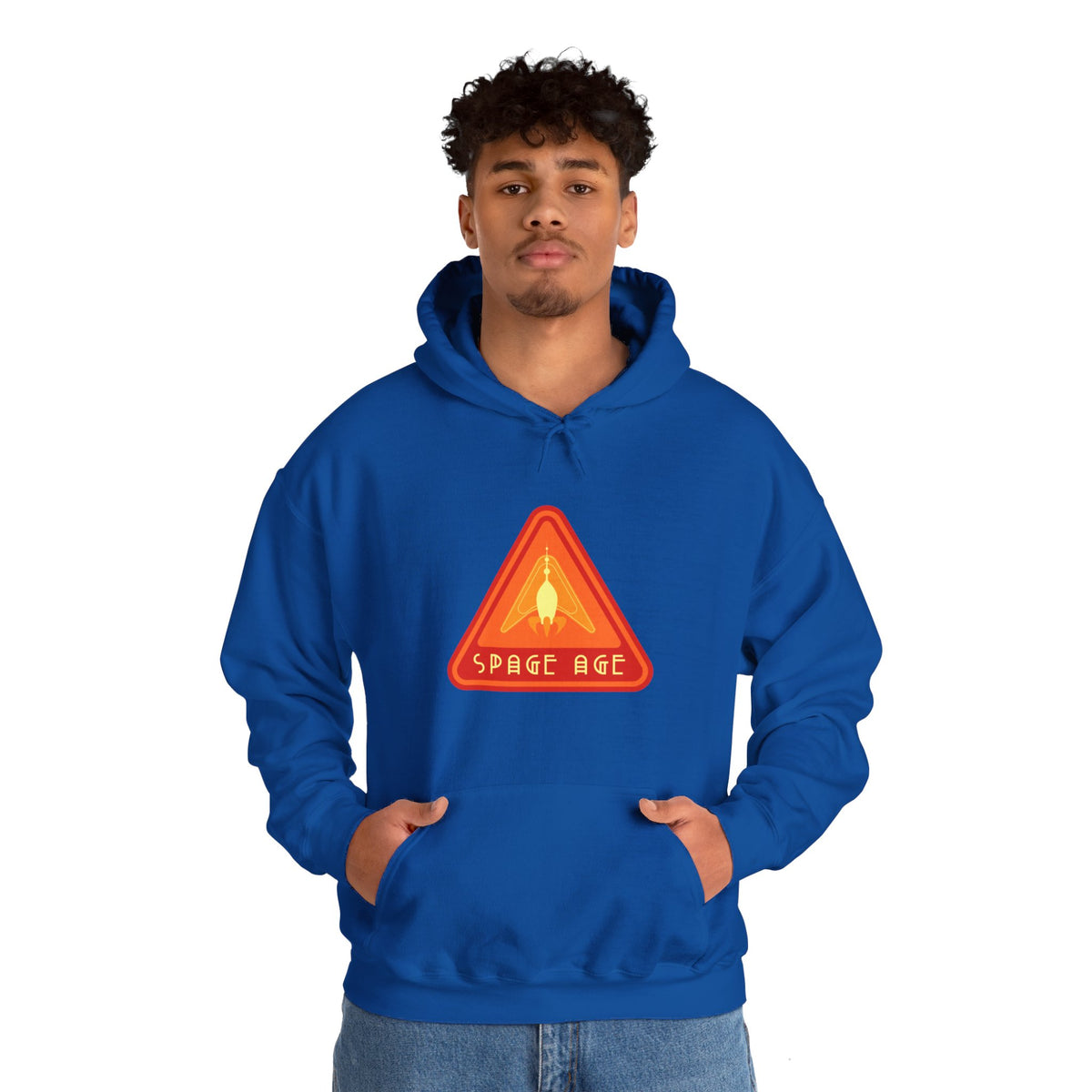 Space Age Sign Retro Sci-Fi Hoodie