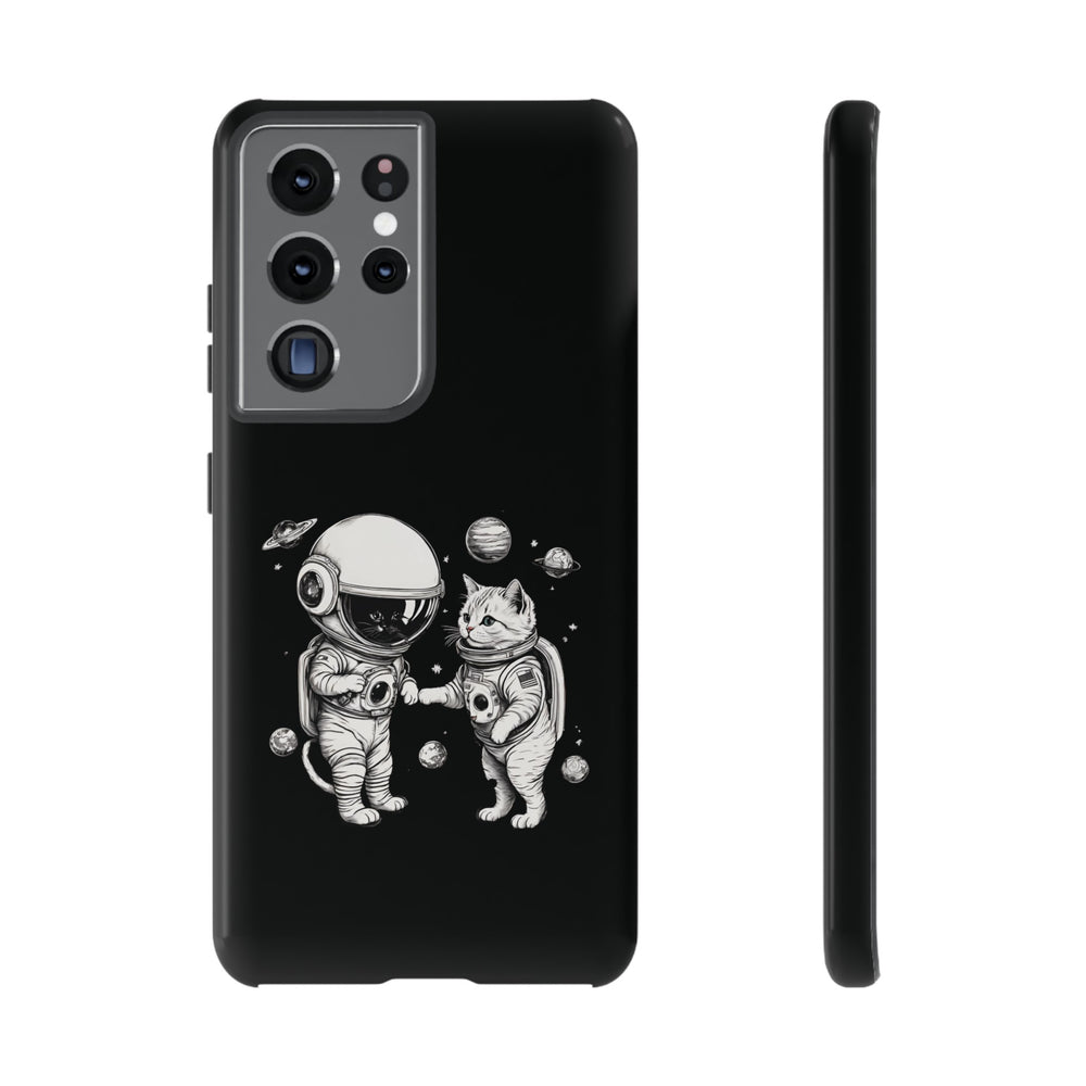 Space Kittie Samsung Galaxy Cases Tough Astronaut Cat Cover