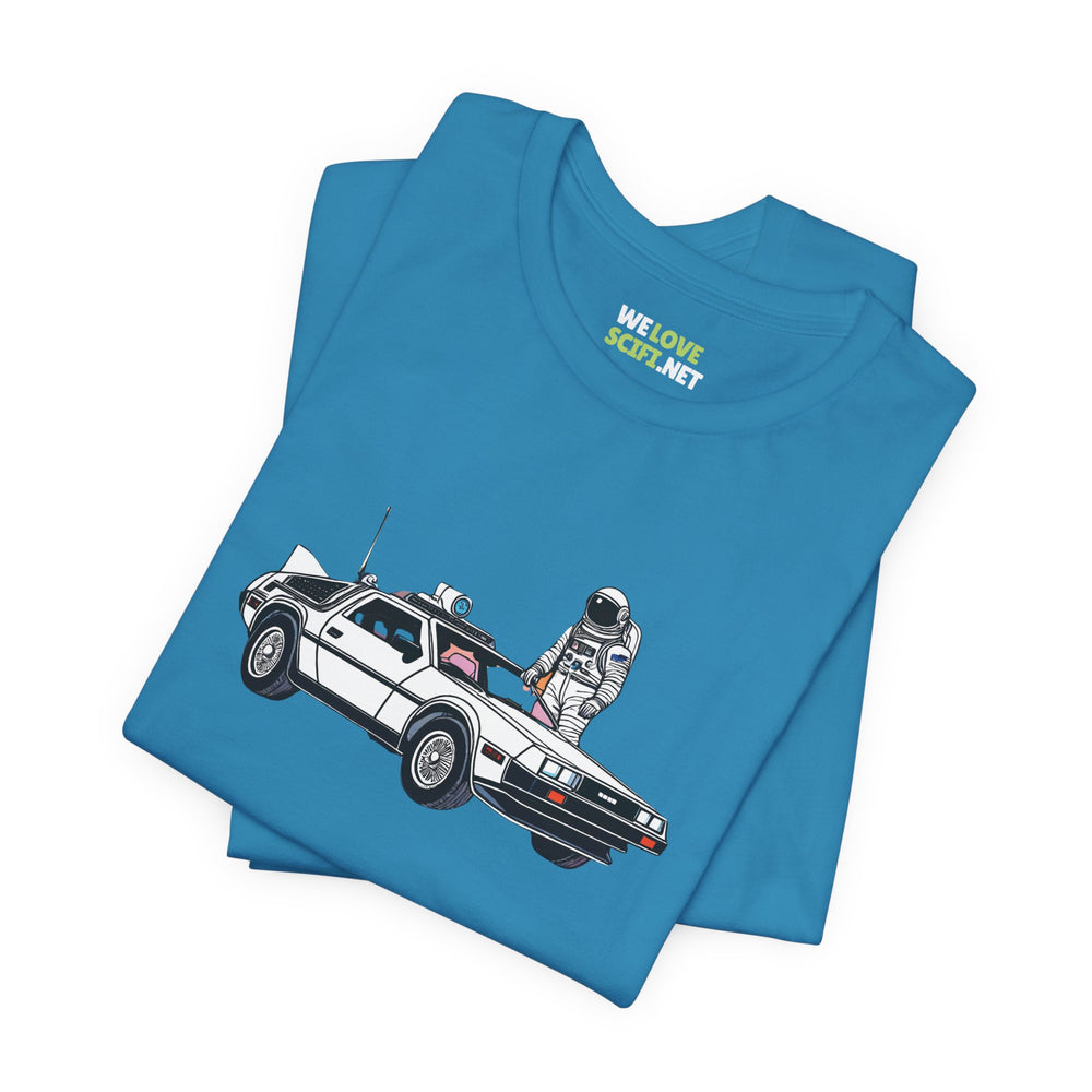 DeLorean Astronaut T-Shirt | Let's Take a Ride Sci-Fi Tee