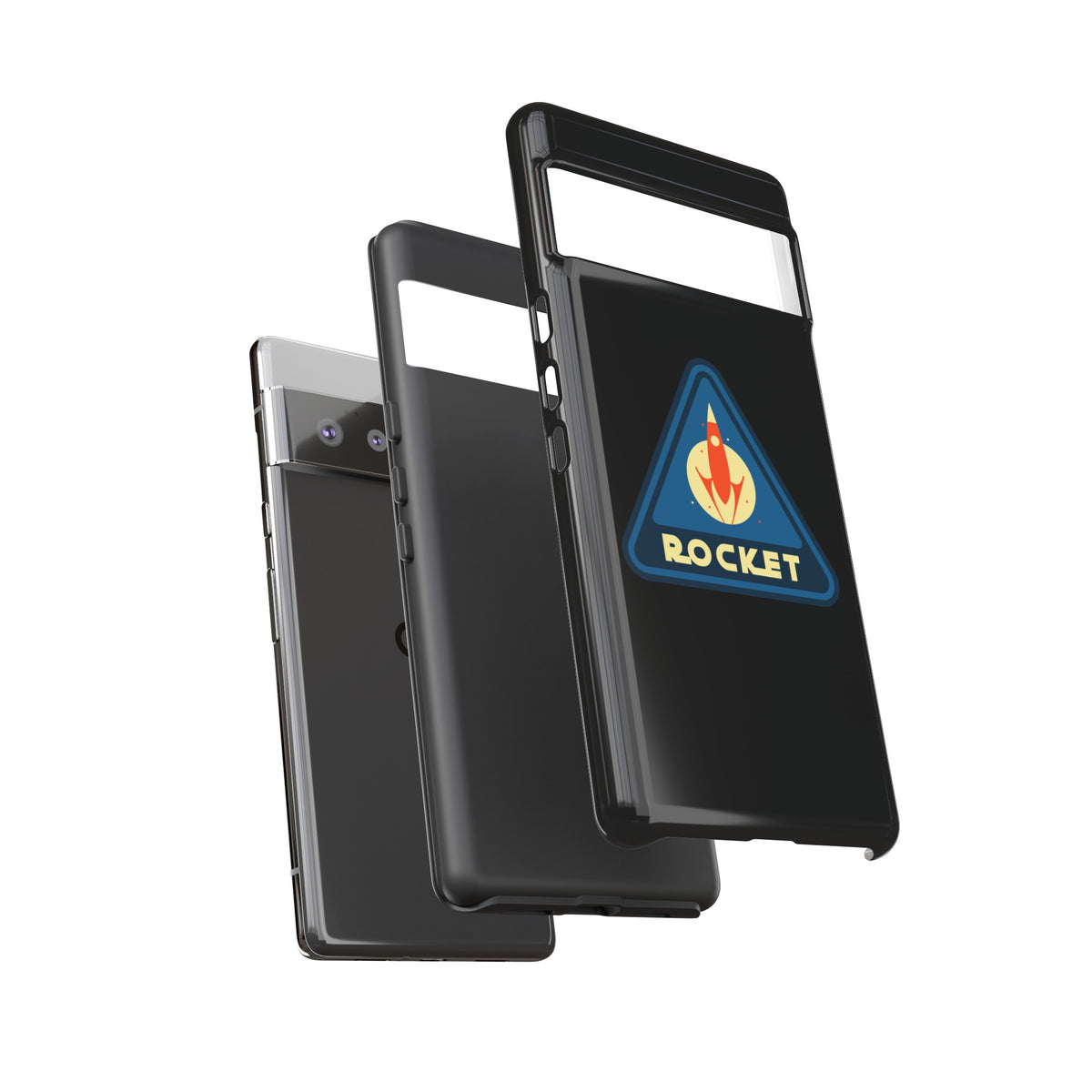 Retro Sci-Fi Mobile Cases Rocket Retro Sign Google Pixel