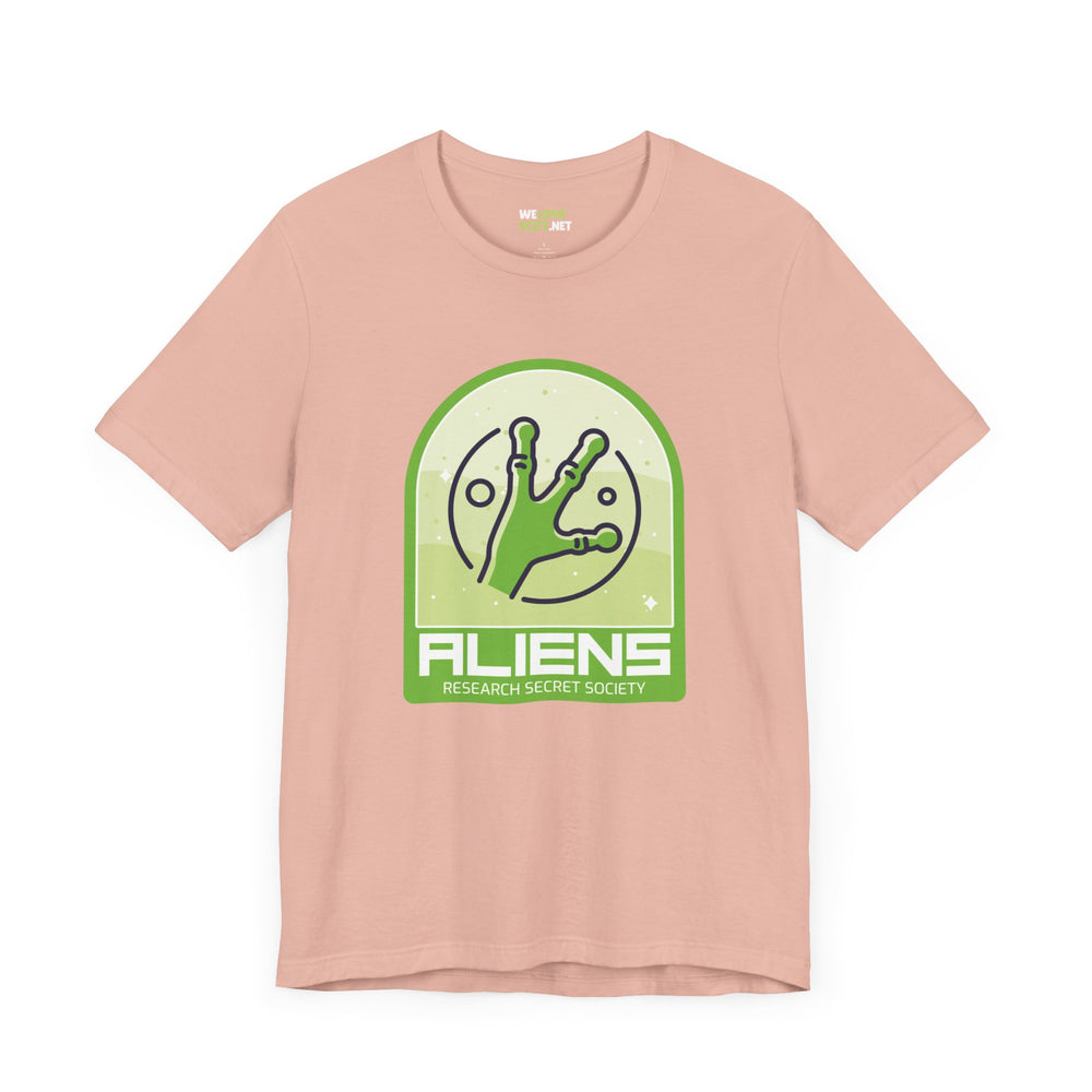 Aliens Research Secret Society UFO SciFi T-Shirt-welovescifi