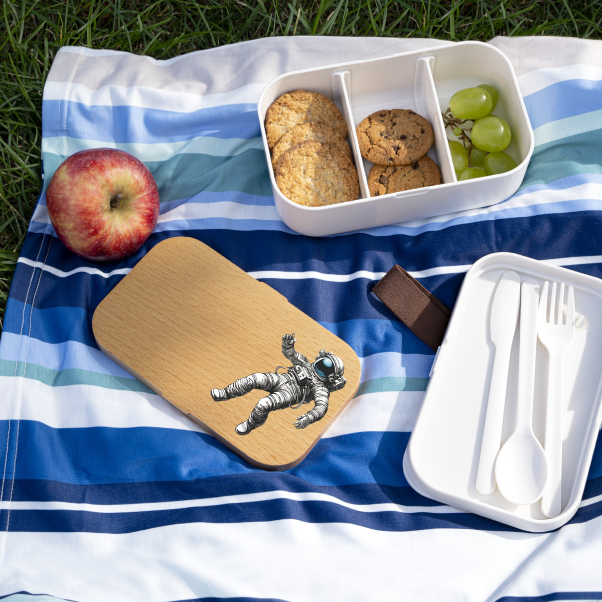 Galaxy Astronaut Lunch Box - In Between Galaxies Space Art