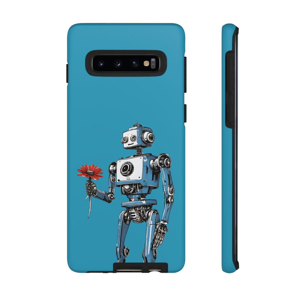 You Never Bring Me Flowers Robot SpaceArt Tough Samsung Galaxy Mobile Cases-welovescifi.net