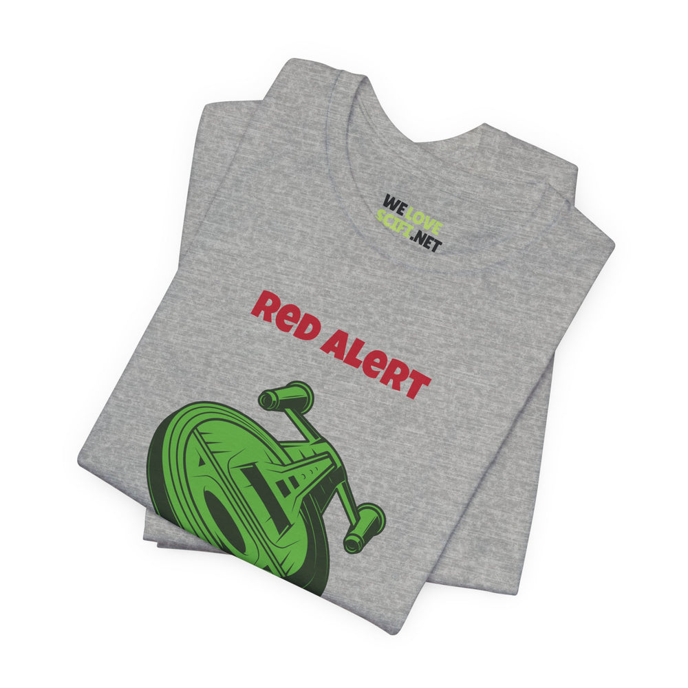 Red Alert Santa Funny Christmas Unisex Tee-welovescifi.net