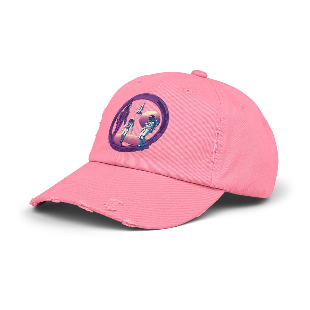 Family Business Unisex Astronaut Distrassed Cap-welovescifi