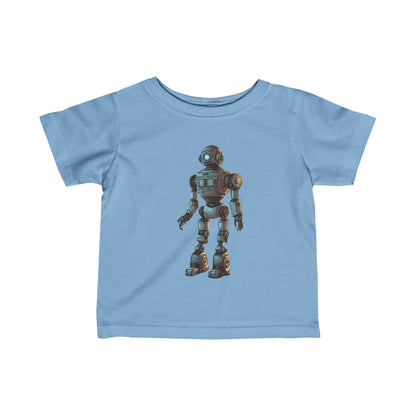 Space Art Tee for Infants | Hey Human Robot Fine Jersey