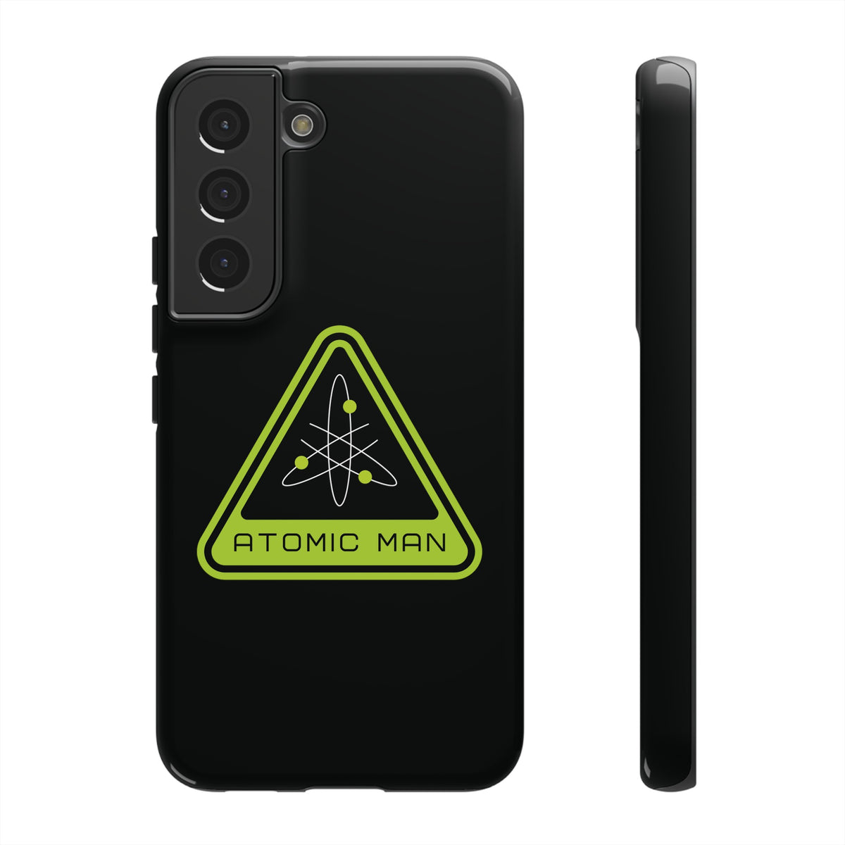 Atomic Man Retro Sign Sci-Fi Samsung Galaxy Mobile Cases