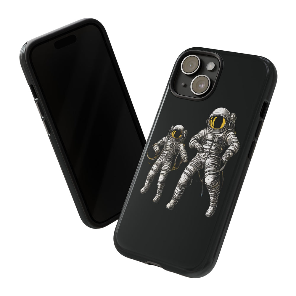 Astronauts Floating Tough iPhone Mobile Cases-welovescifi