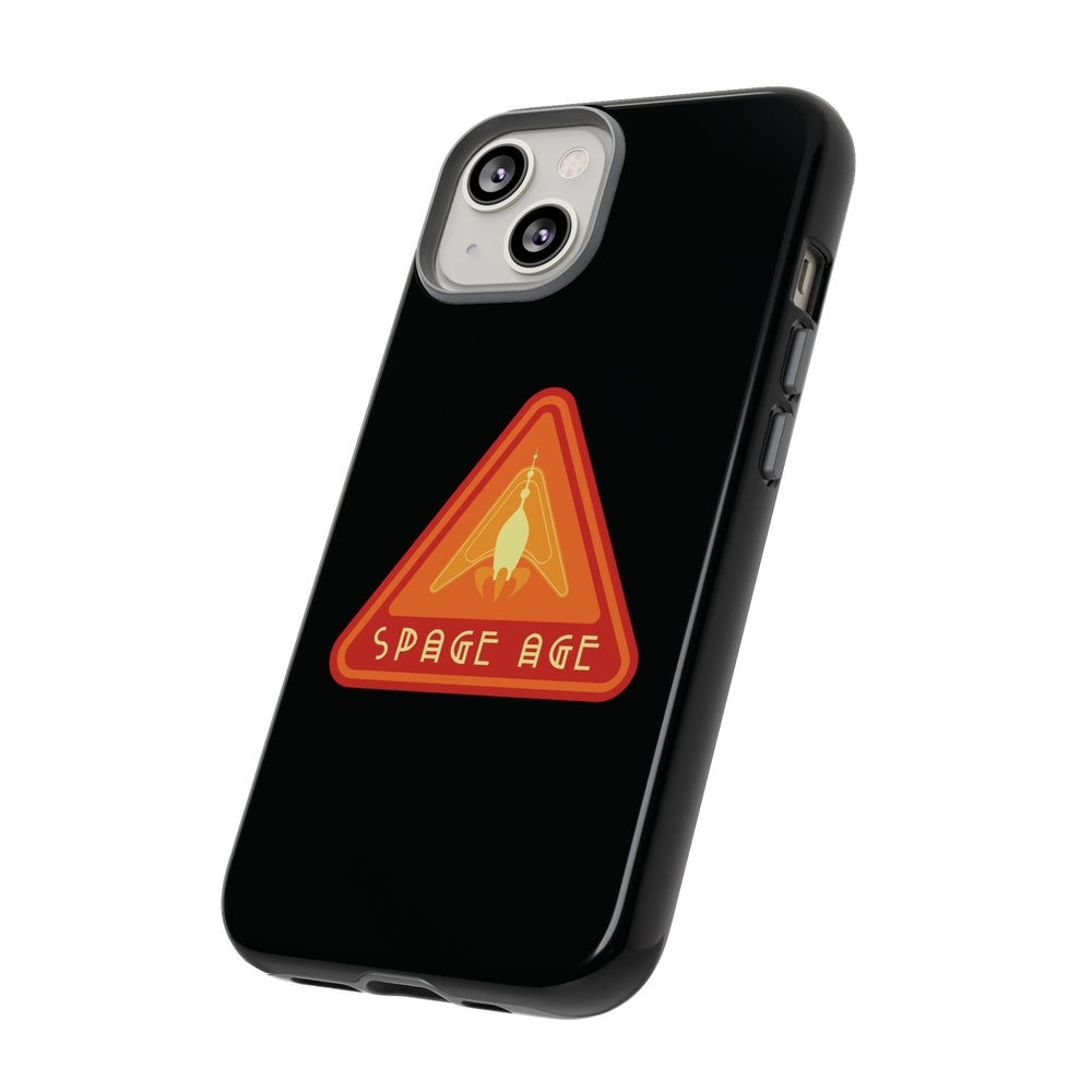 Space Age Retro Sci-Fi Tough iPhone Mobile Cases