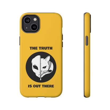 The Truth Is Outthere Funny Cat UFO Tough iPhone Mobile Cases-welovescifi.net