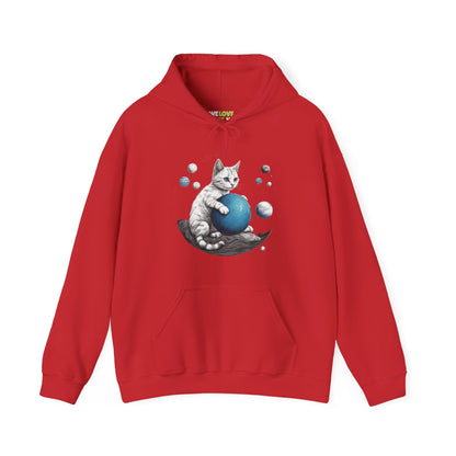 Space Player Cat 2 Sci-Fi Hoodie - Sci-Fi Hoodie