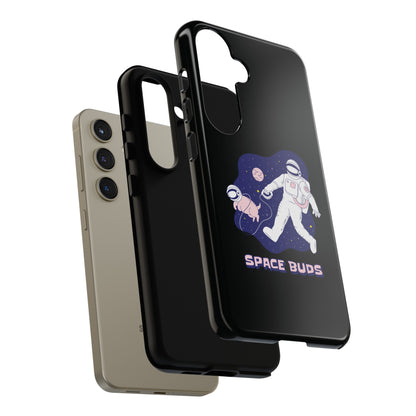 Space Buds Samsung Galaxy Cases Astronaut Dog SciFi Design