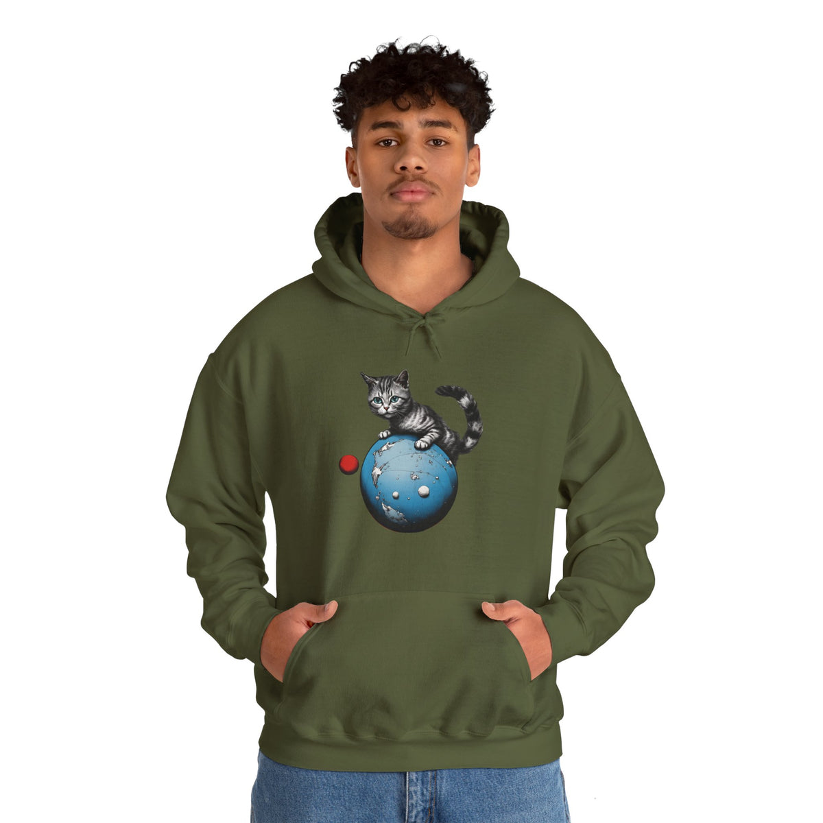 Space Player Cat 3 Sci-Fi Hoodie - Online Store