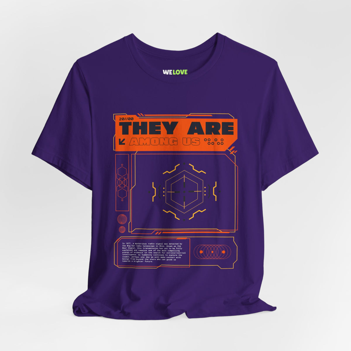 They Are Among Us UFO Sci-Fi T-Shirt-welovescifi.net