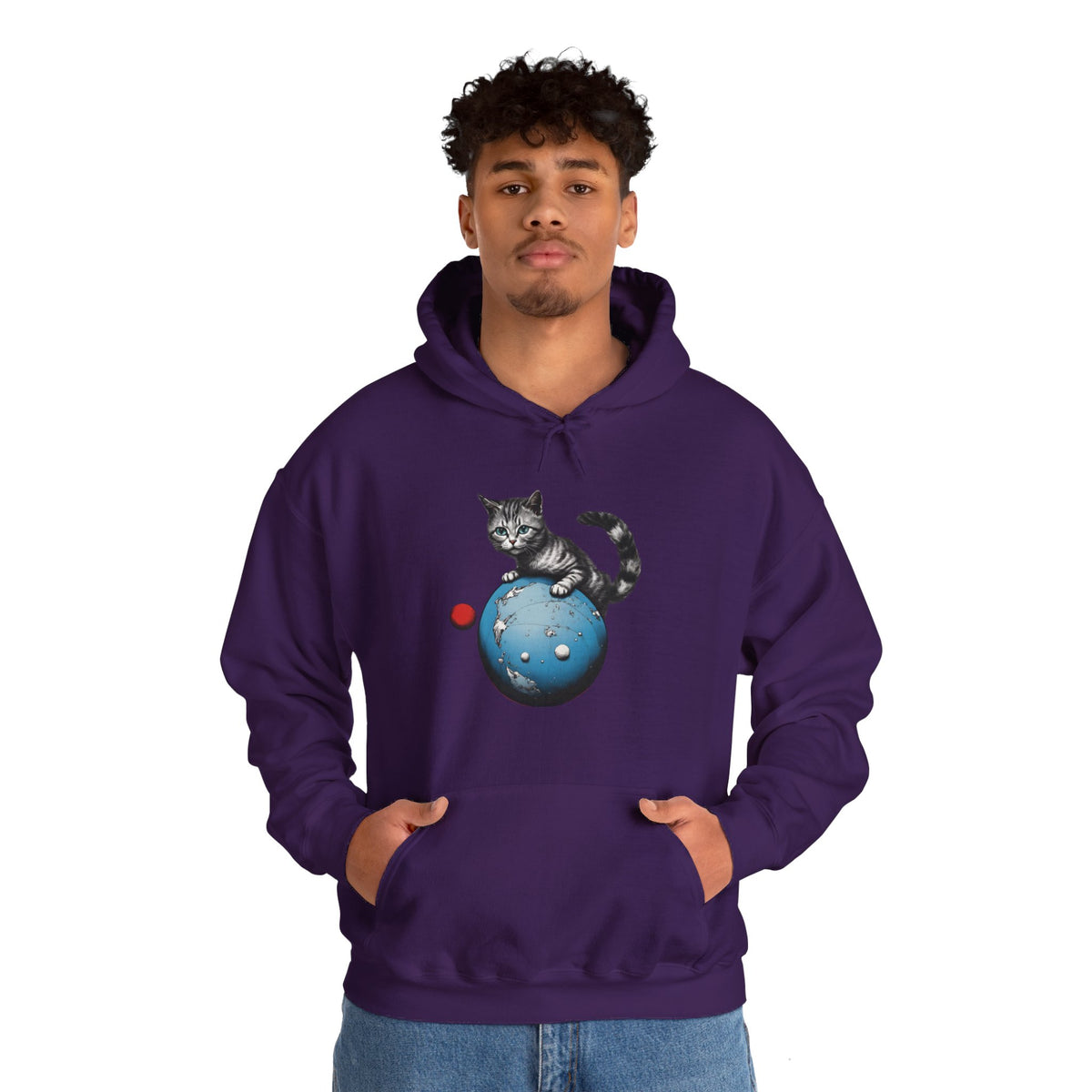 Space Player Cat 3 Sci-Fi Hoodie - Online Store