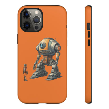 Robot Space Art iPhone Cases | Sci-Fi Tough Mobile Covers