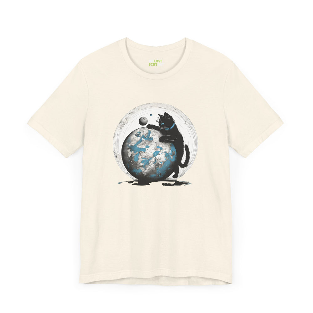 Space Player Cat Sci-Fi T-Shirt | WeLoveSciFi