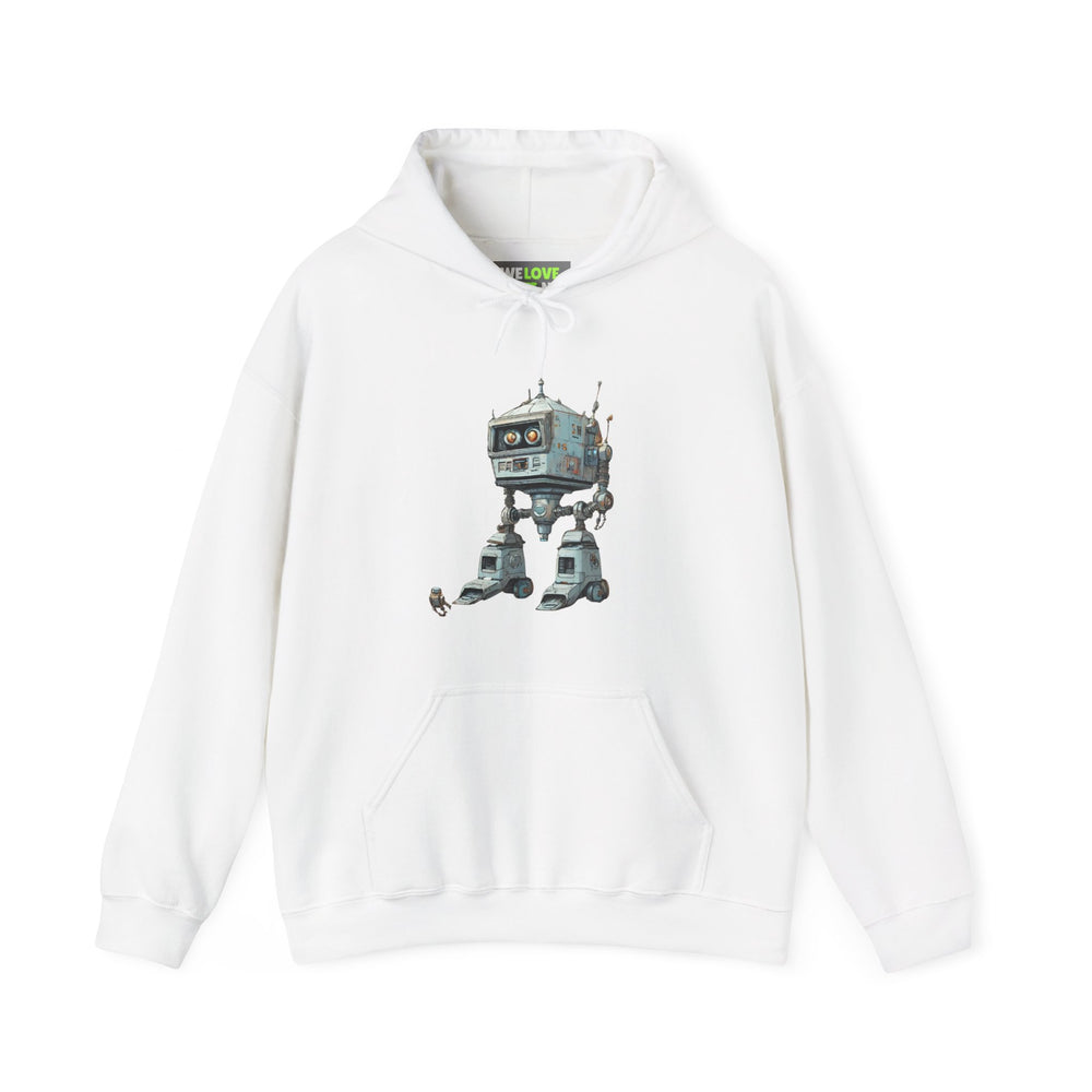 Get Out Of My Way Little Robot Spaceart Sci-Fi Hoodie