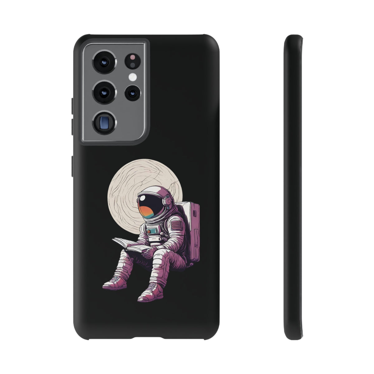 Space Art Samsung Galaxy Mobile Cases | Astronaut Design