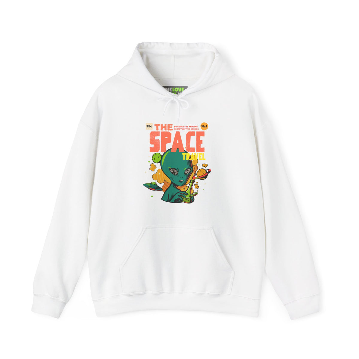 Retro Sci-Fi Hoodie | Space Travel Retro Comic Alien Hoodie