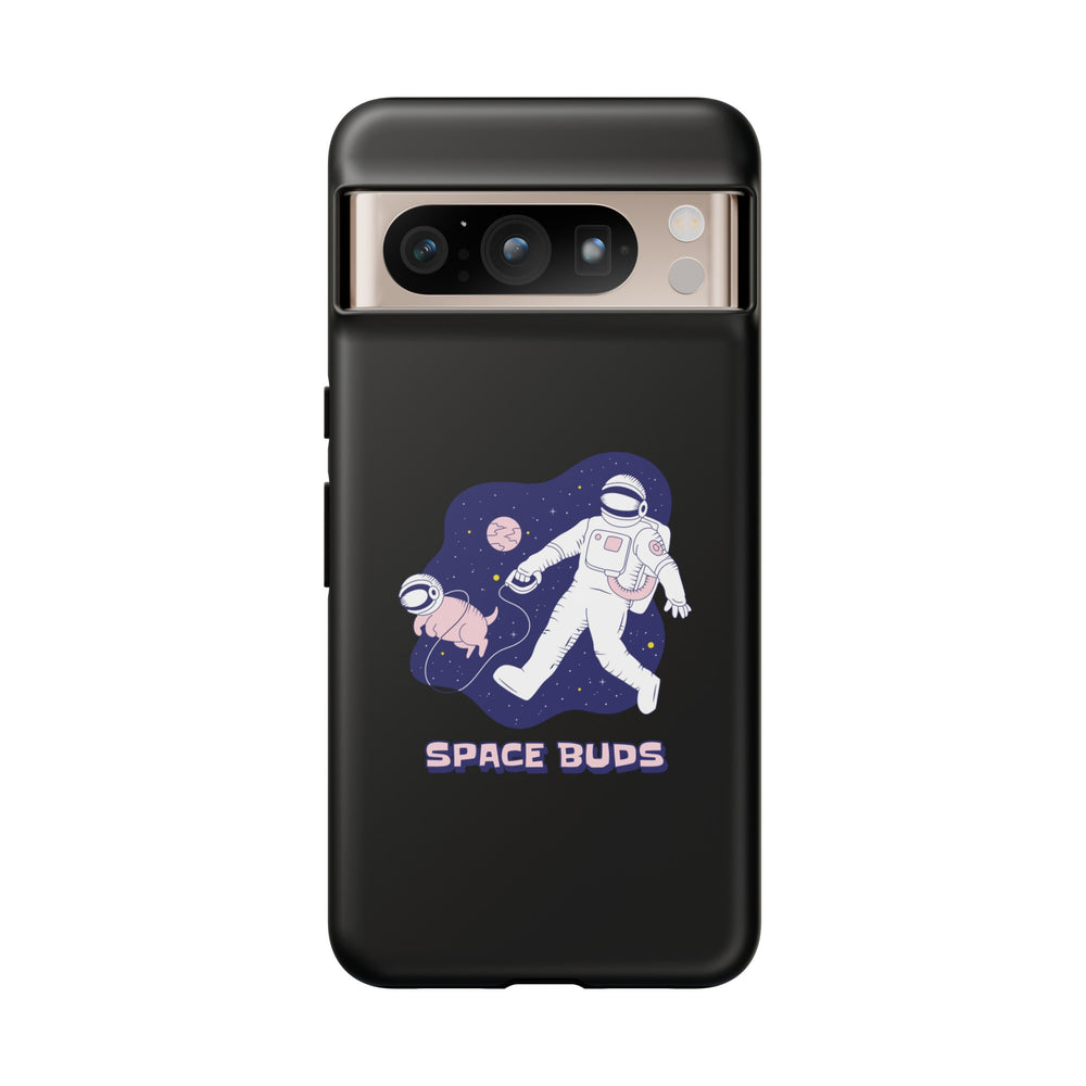 Buds Mobile Cases Funny Sci-Fi Astronaut & Dog Pixel Covers