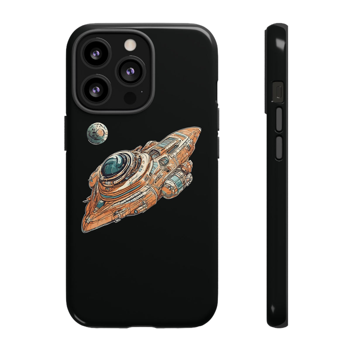 Durable Spaceship-76 Tough iPhone Cases