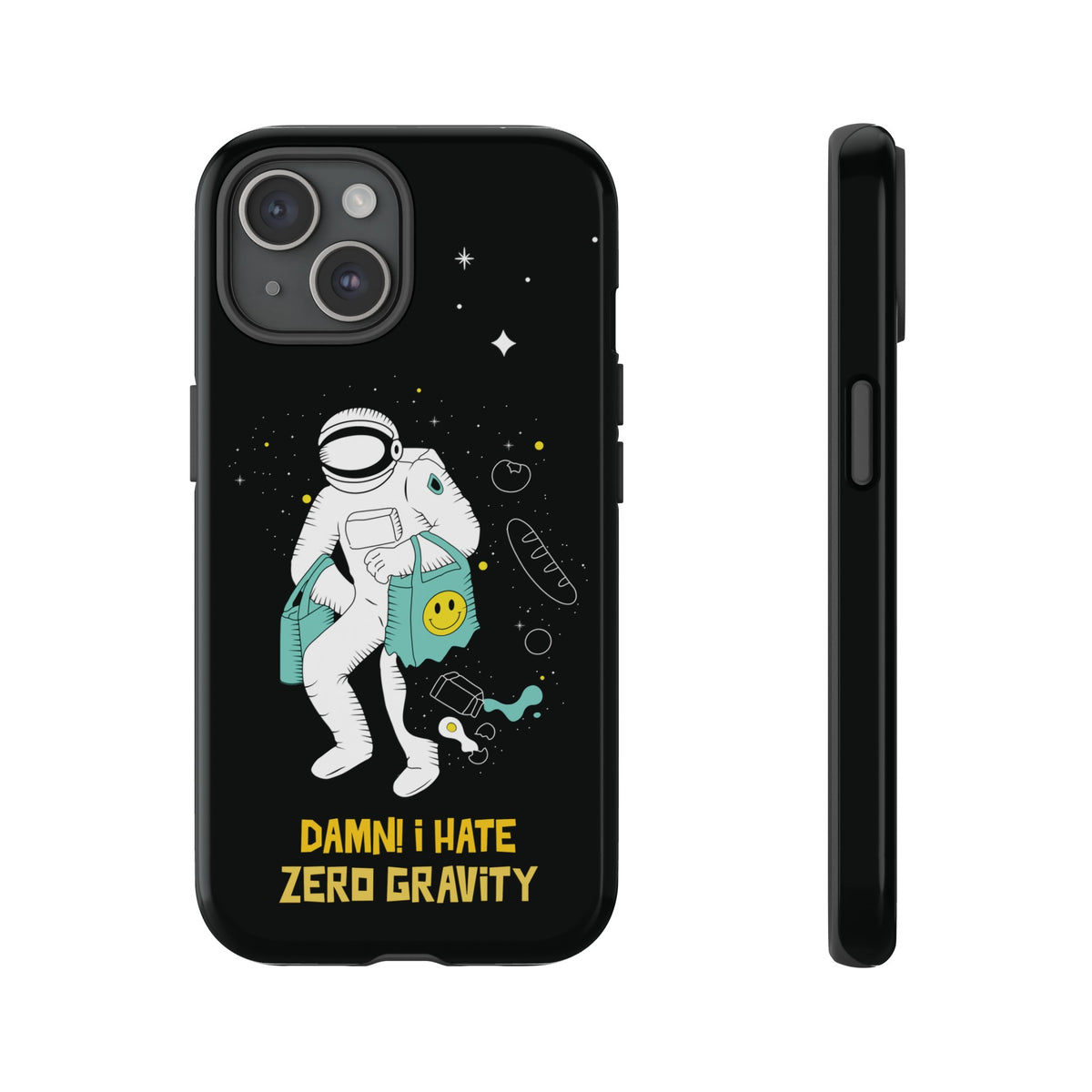 Zero Gravity Funny Astronaut Sci-Fi Tough iPhone Mobile Cases-welovescifi.net