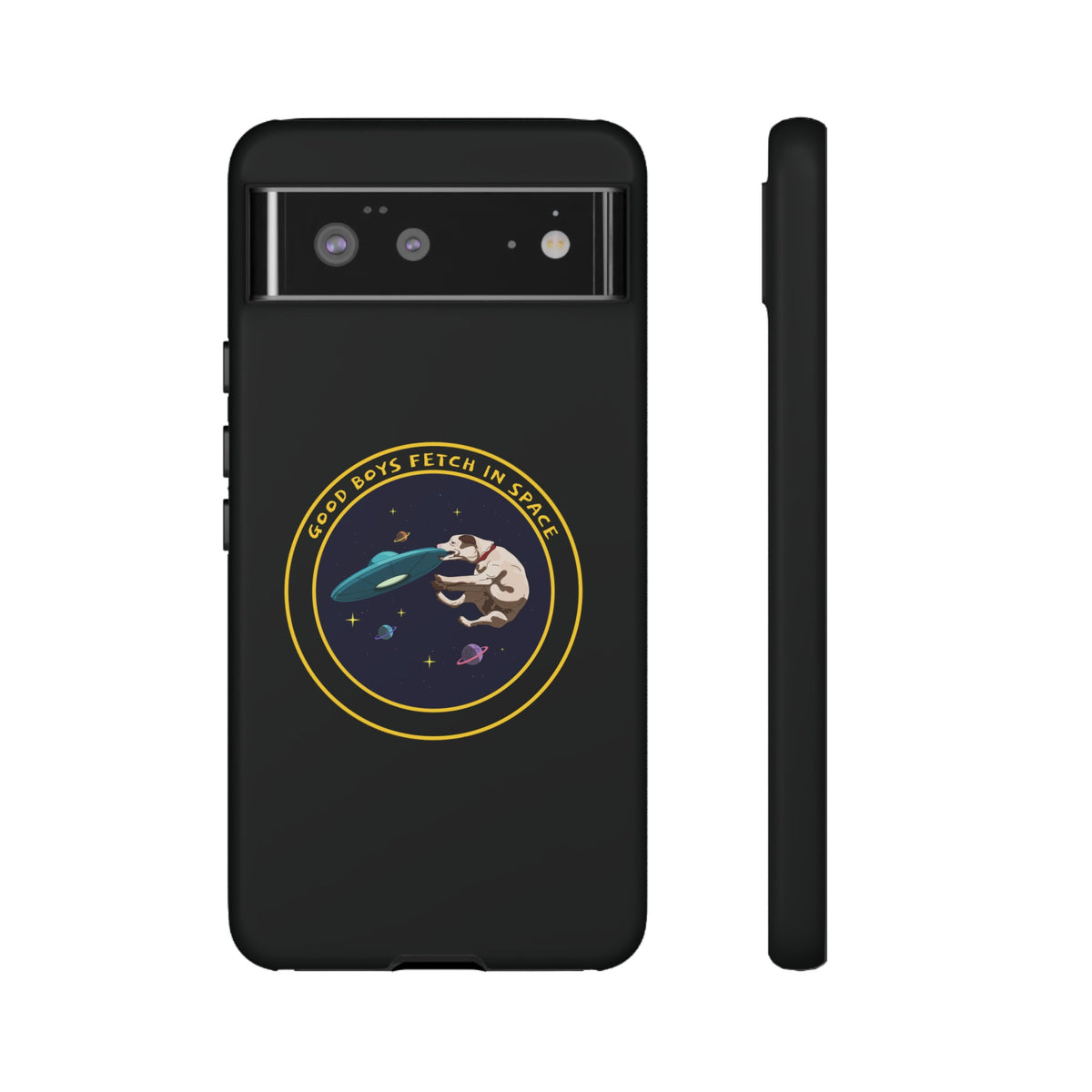 Boy Fetch In Space Dog SciFi Tough Google Pixel Mobile Case