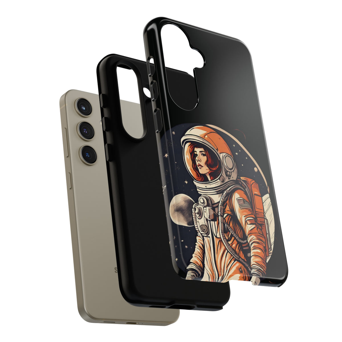 Spacegirl Astronaut Samsung Galaxy Cases