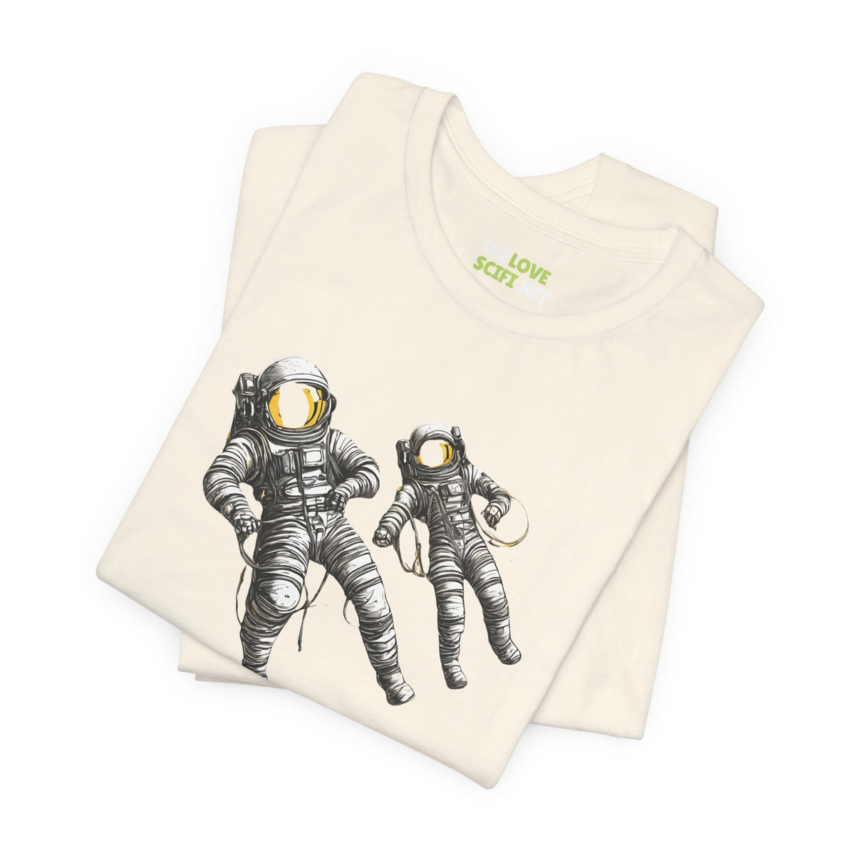 Astronauts Floating Sci-Fi T-Shirt-welovescifi.net