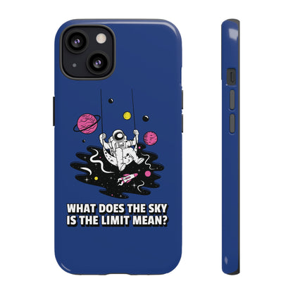 Astronaut iPhone Case Sky Is the Limit Sci-Fi Mobile Cover