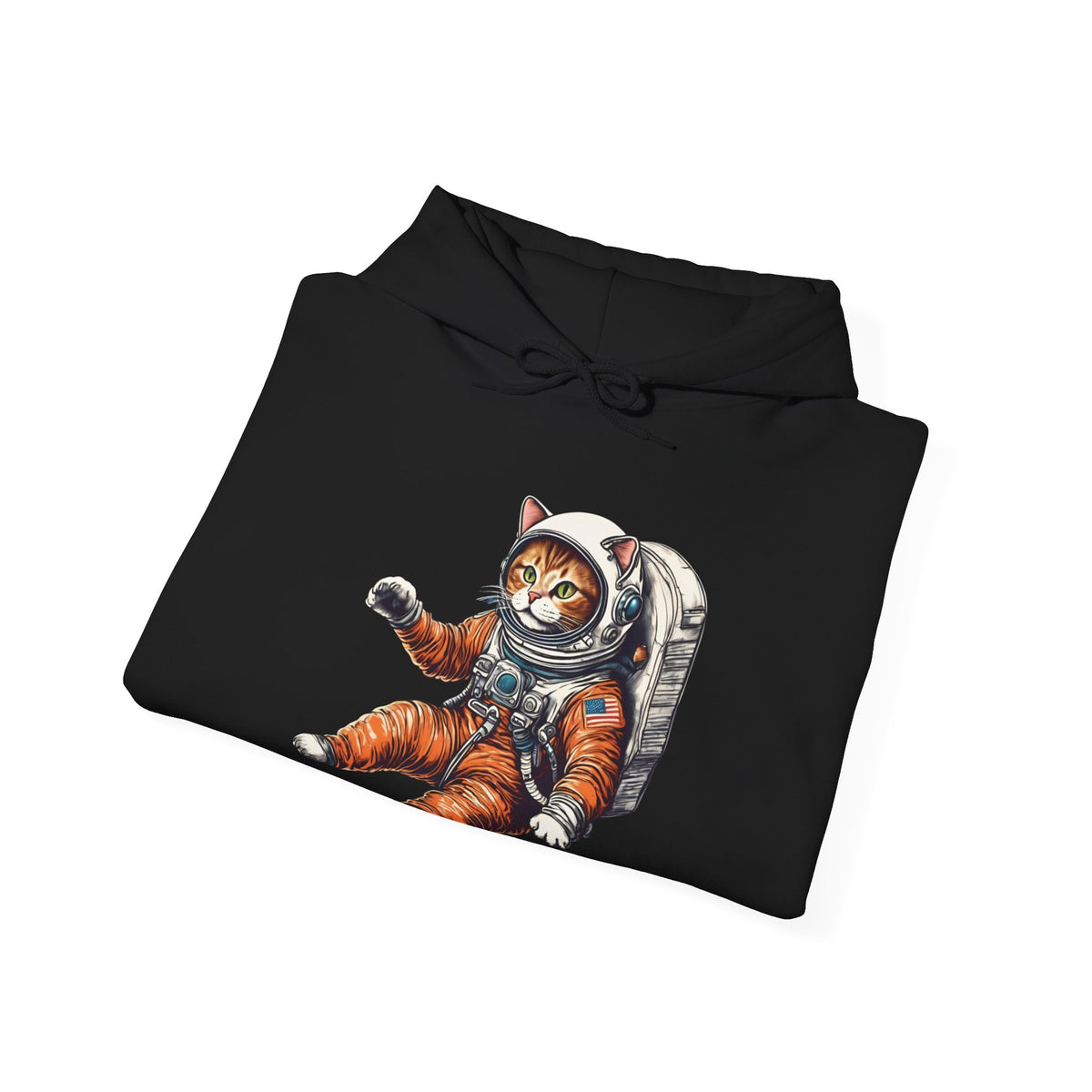 Redhead Spacecat Astronaut Hoodie - Cool Sci-Fi Sweatshirt