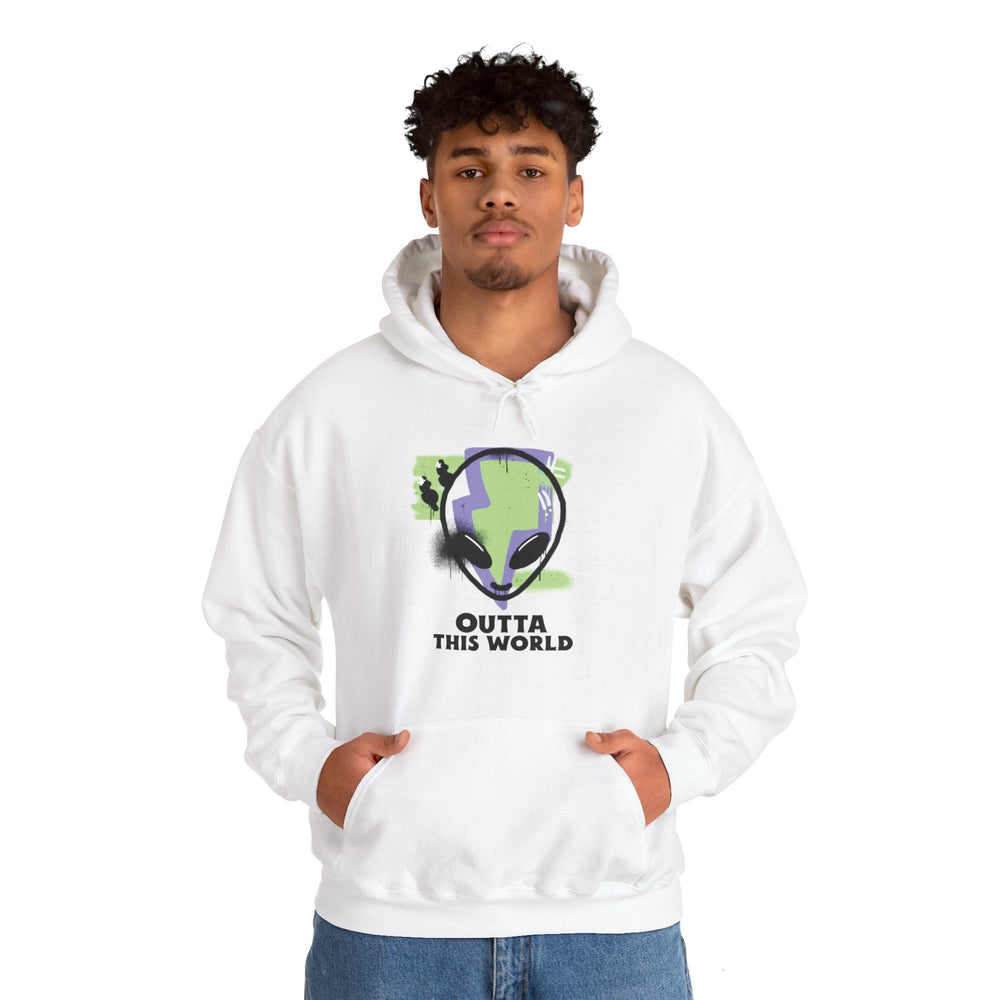 Grunge Alien Hoodie - Outta This World Style We Love Sci-Fi