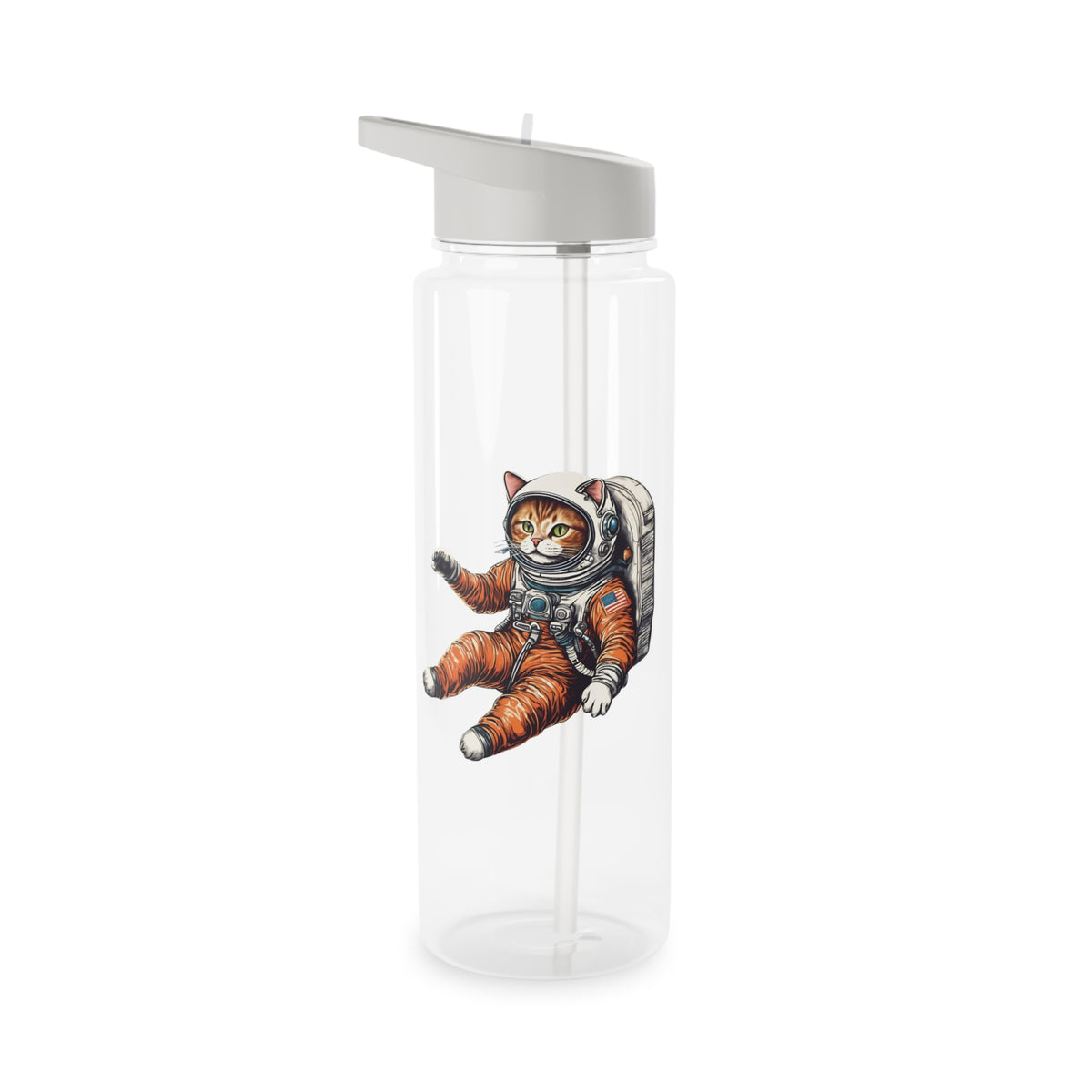 Spacecat Water Bottle - Astronaut Tritan Bottle WeLoveSciFi