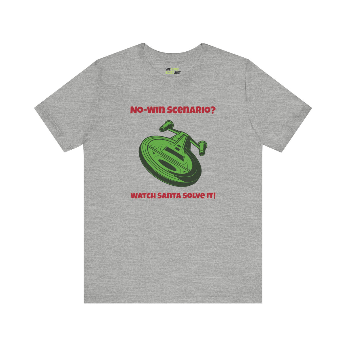 No Win Scenario Funny Christmas Unisex Tee-welovescifi.net