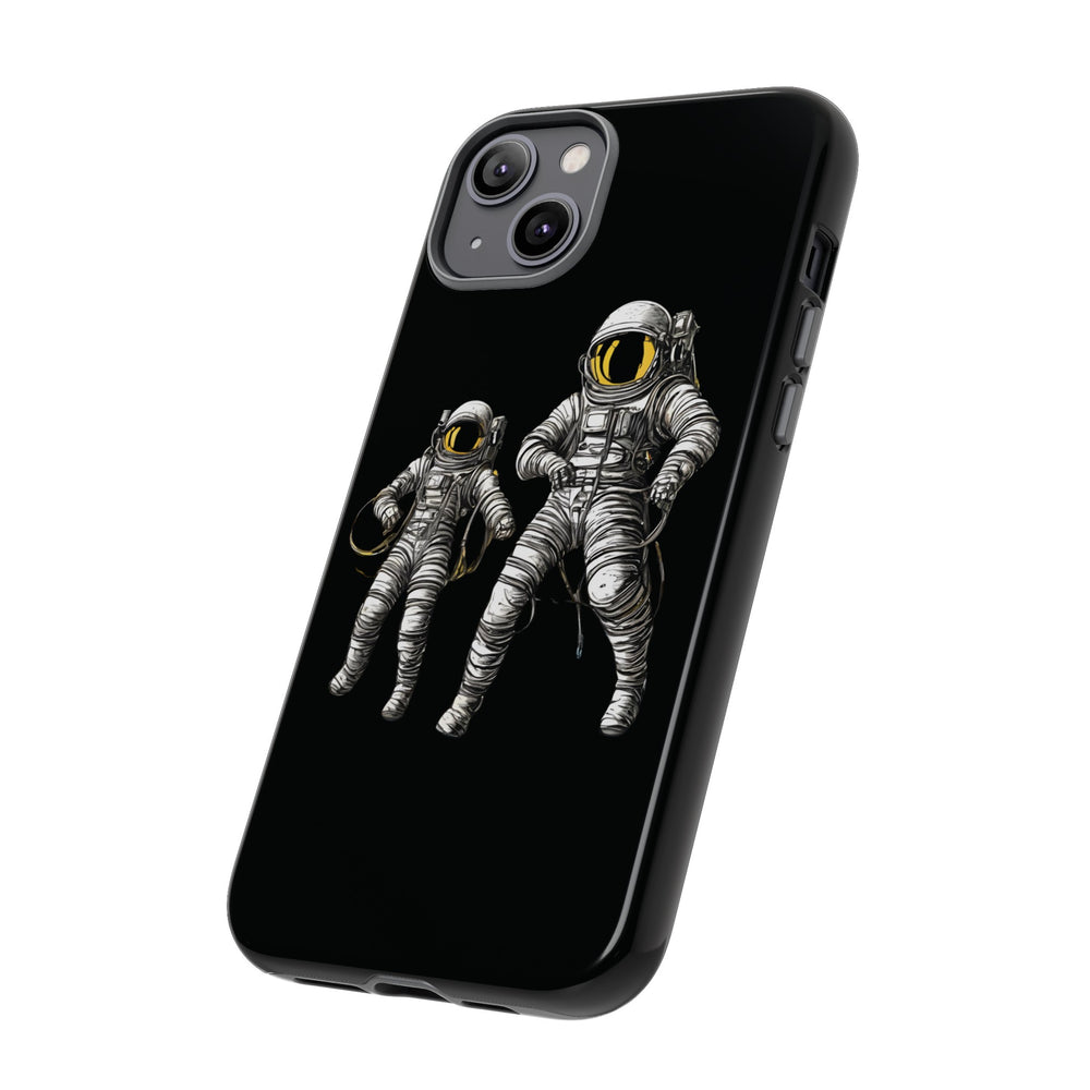 Astronauts Floating Tough iPhone Mobile Cases-welovescifi