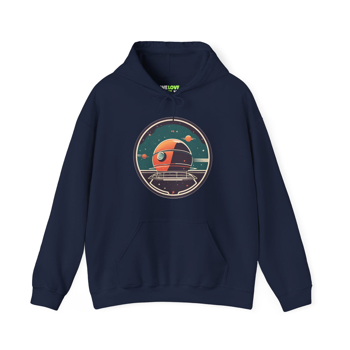 Space Art Hoodie - Station No.101 Sci-Fi Hoodie