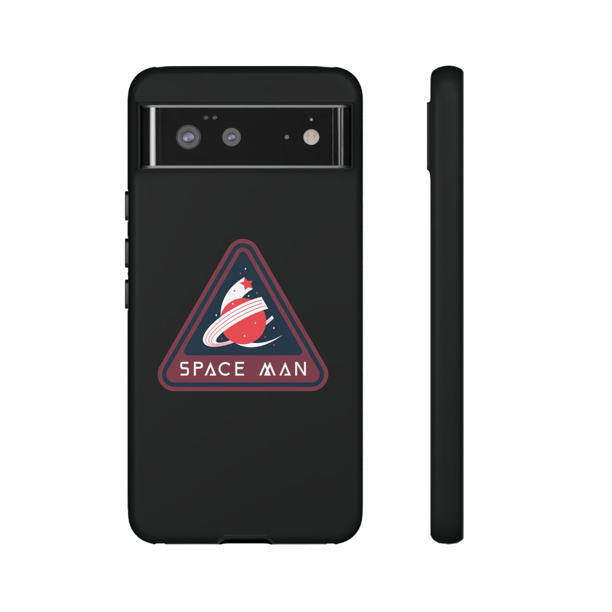 Retro Sci-Fi Google Pixel Cases Space Man Retro Sign Covers