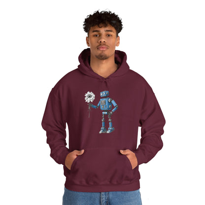 Robot Space Art Hoodie | Maybe Baby Sci-Fi Hoodie