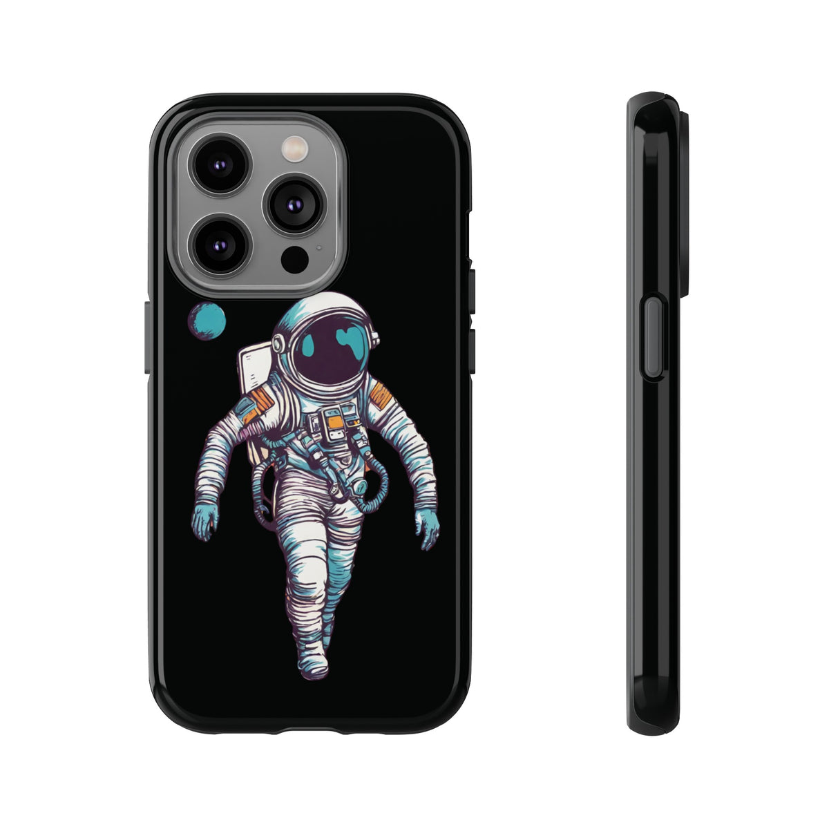 Mini Me Astronaut Spaceart Sci-Fi Tough iPhone Mobile Cases