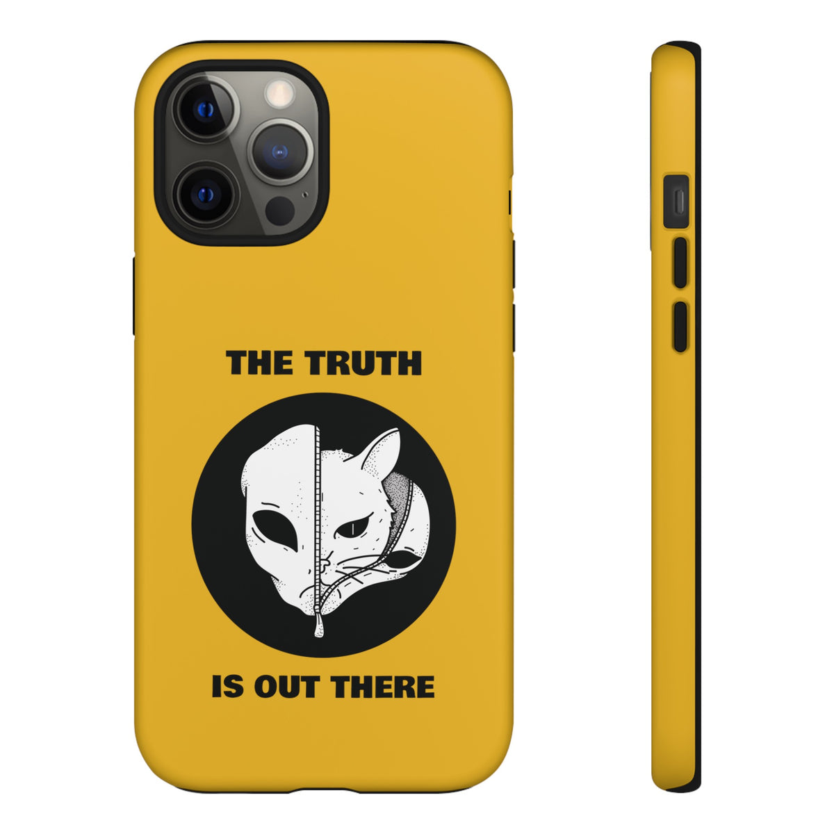 The Truth Is Outthere Funny Cat UFO Tough iPhone Mobile Cases-welovescifi.net