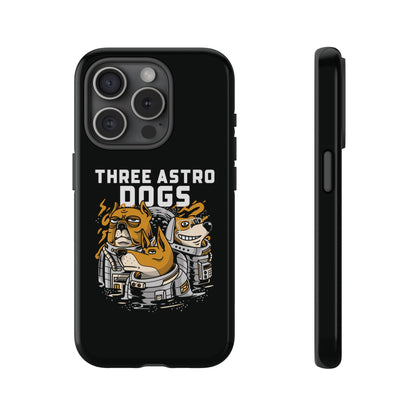 Three Astro Dogs Funny Sci-Fi Tough iPhone Mobile Cases-welovescifi.net